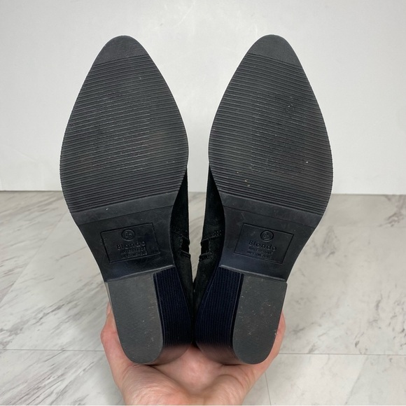Blondo Nanite Black Suede Waterproof Bootie 7 1/2 - Picture 13 of 14